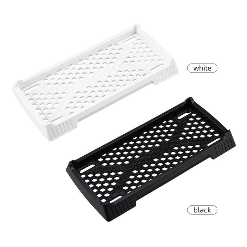 XSS Vertical Game Console Stand with Built-in Cooling Vents Easy Assemble Holder Station for Small Apartment Gaming