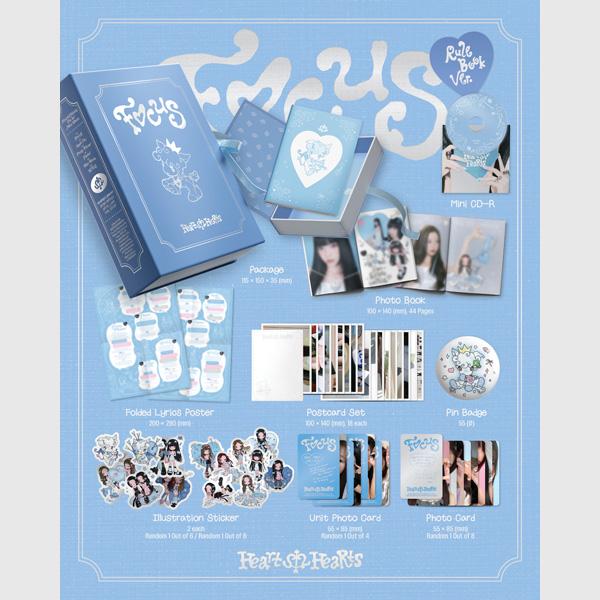 Hearts2Hearts - 1st Mini Album [FOCUS] (Rule Book Ver.)