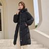 Tanboer Women's Mid-length Hooded Down Jacket TB233836