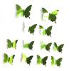 12Pcs PVC Butterfly 3D Mirror Removable Wall Sticker Decal DIY Art Home Decor