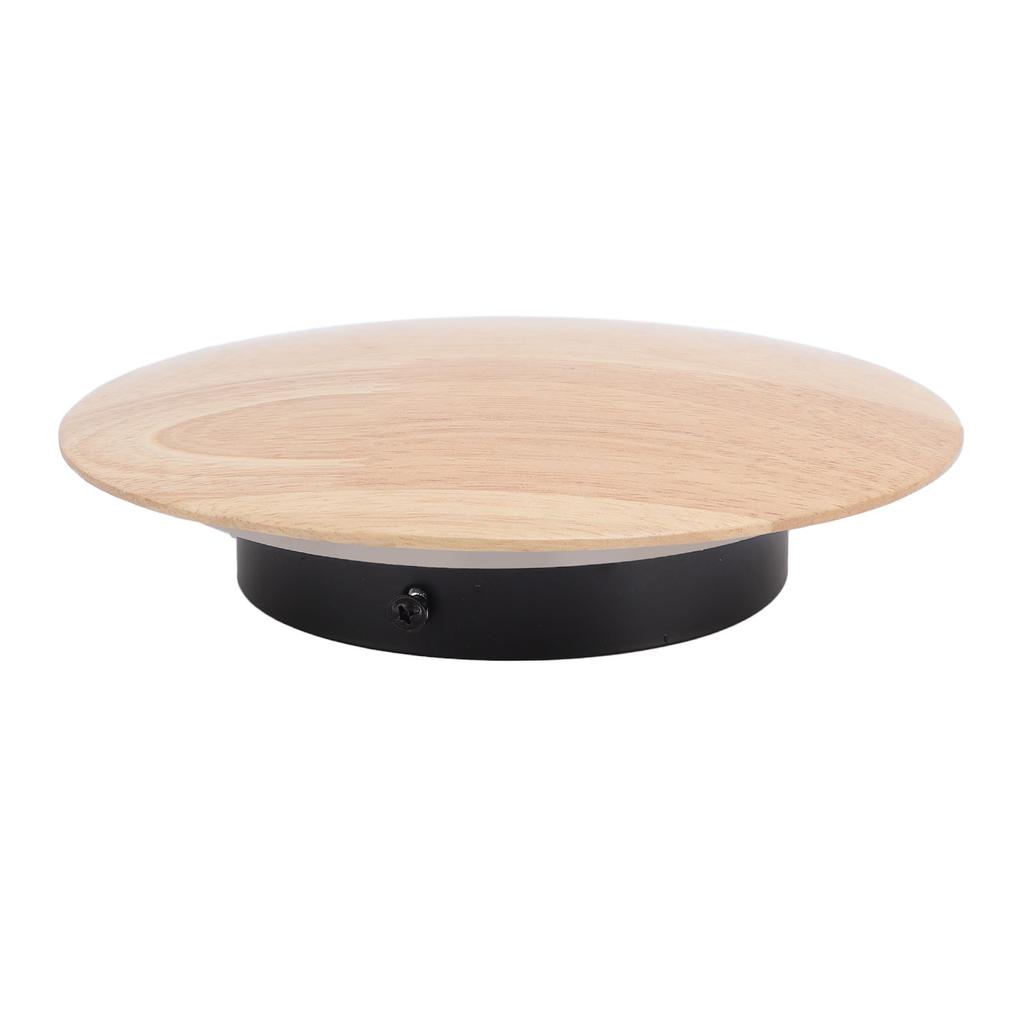 Wood Wall Sconce Hardwired Warm Light Round Indoor LED Wall Lamp for Living Room Bedroom Hallway