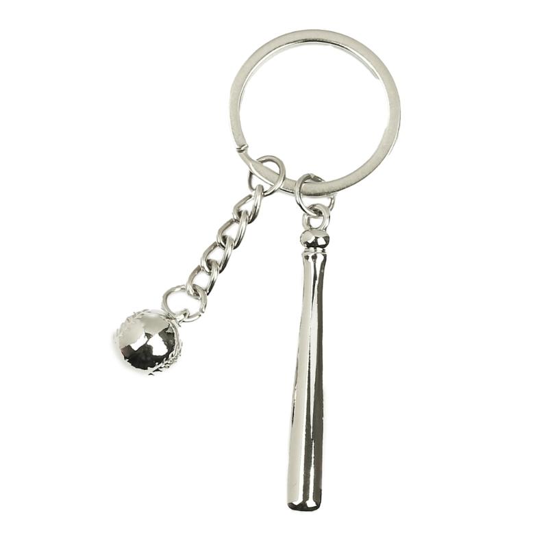 Appassionato di Tennis Accessorio Chiave Design Racchetta Metallici Texture in Lega Portachiavi Ciondolo per Fan Sportivi Regalo per Fan Sportivi