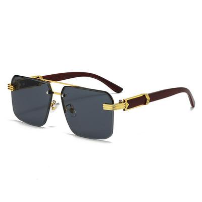 Men's Fashion Rimless Driving Sunglasses - European & American Style