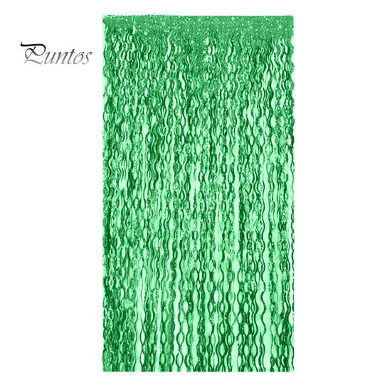 1/5 Packs 1x2m Fringe Rain Curtain Streamers Backdrop Tinsel Foil Fringe Curtains Sparkling Metallic Tassel Wavy Backdrop Curtain Photo Props
