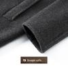 Men's Australian Wool Double-Breasted Long Coat