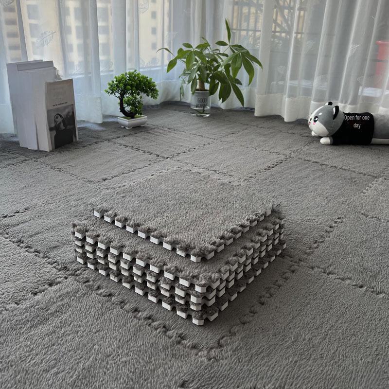 Plush Bedside Foam Mat: Customizable, Dirt-Resistant Tatami for Full Bedroom