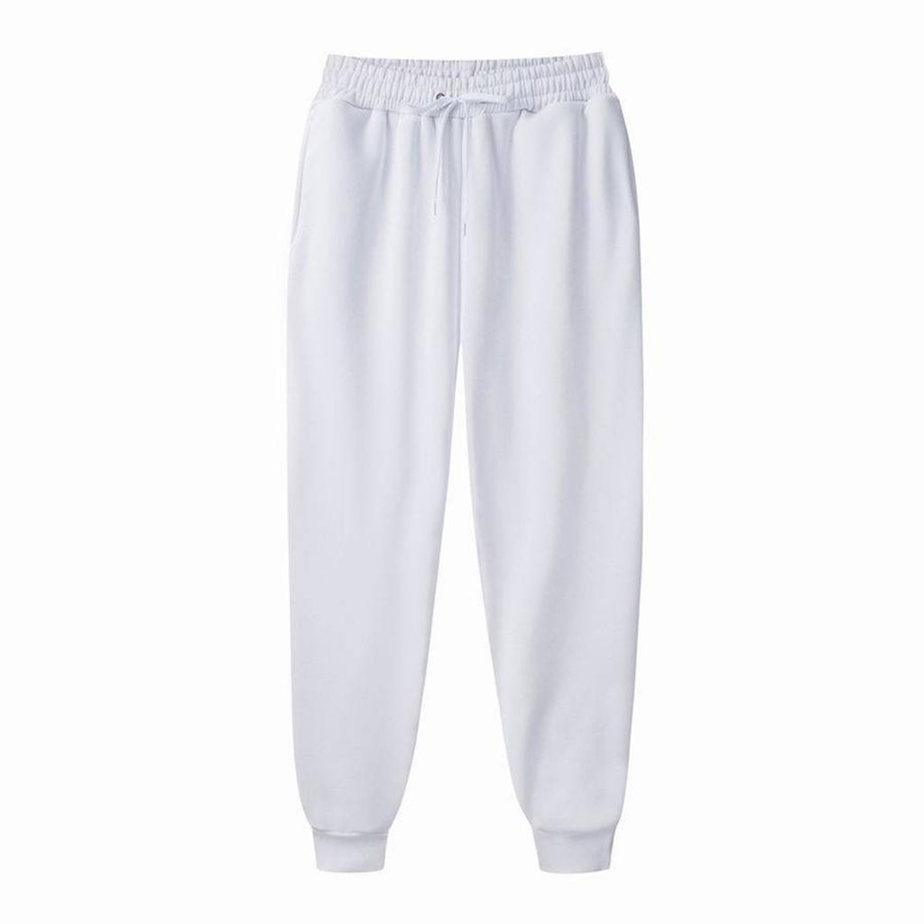 Men's Thermal Fleece Large Size Sweatpants Plush Thickening Cotton-padded Trousers Casual Pants