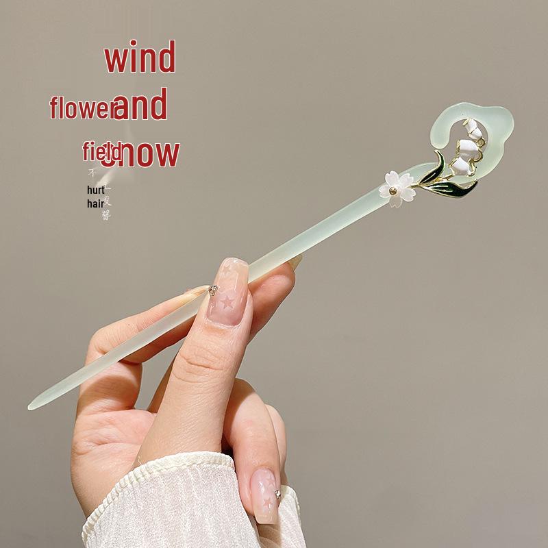 

Ретро корейско-китайская заколка для волос: Элегантный металлический аксессуар Ханфу для женщин