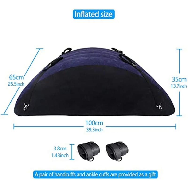 Furniture for Bedroom Games Multifunctional Inflatable Sofa Bed Couples Pleasure Triangle Pillow Posture Cushion Sex Items