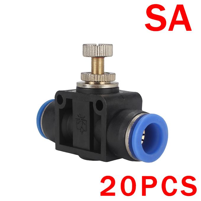 20/50/100 STÜCKE Pneumatische Armaturen Schnellverbinder Luftschlauch Rohrverbinder Kunststoff PU PY 4mm 6mm 8mm 10mm 12mm Push In Pluglug