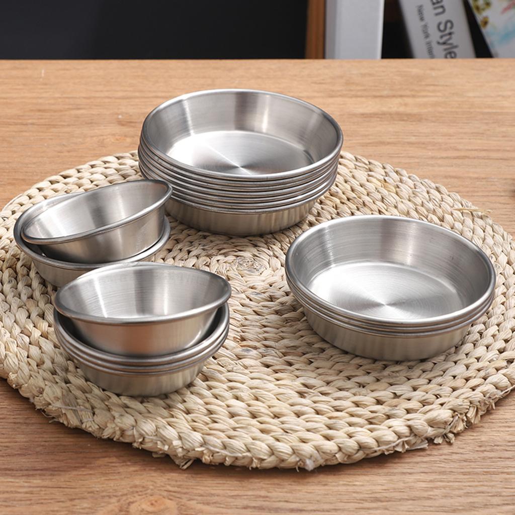 Stainless Steel Seasoning Dish Sauce Dipping Bowl