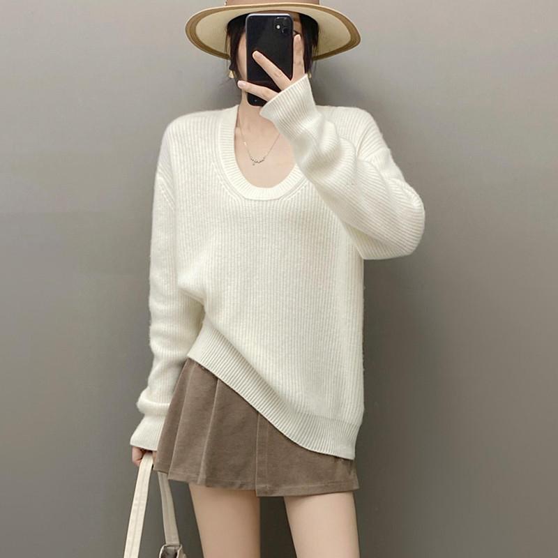 Qinghe 100% Pure Cashmere Women's Sweater - Ultra Soft Luxury Winter Pullover