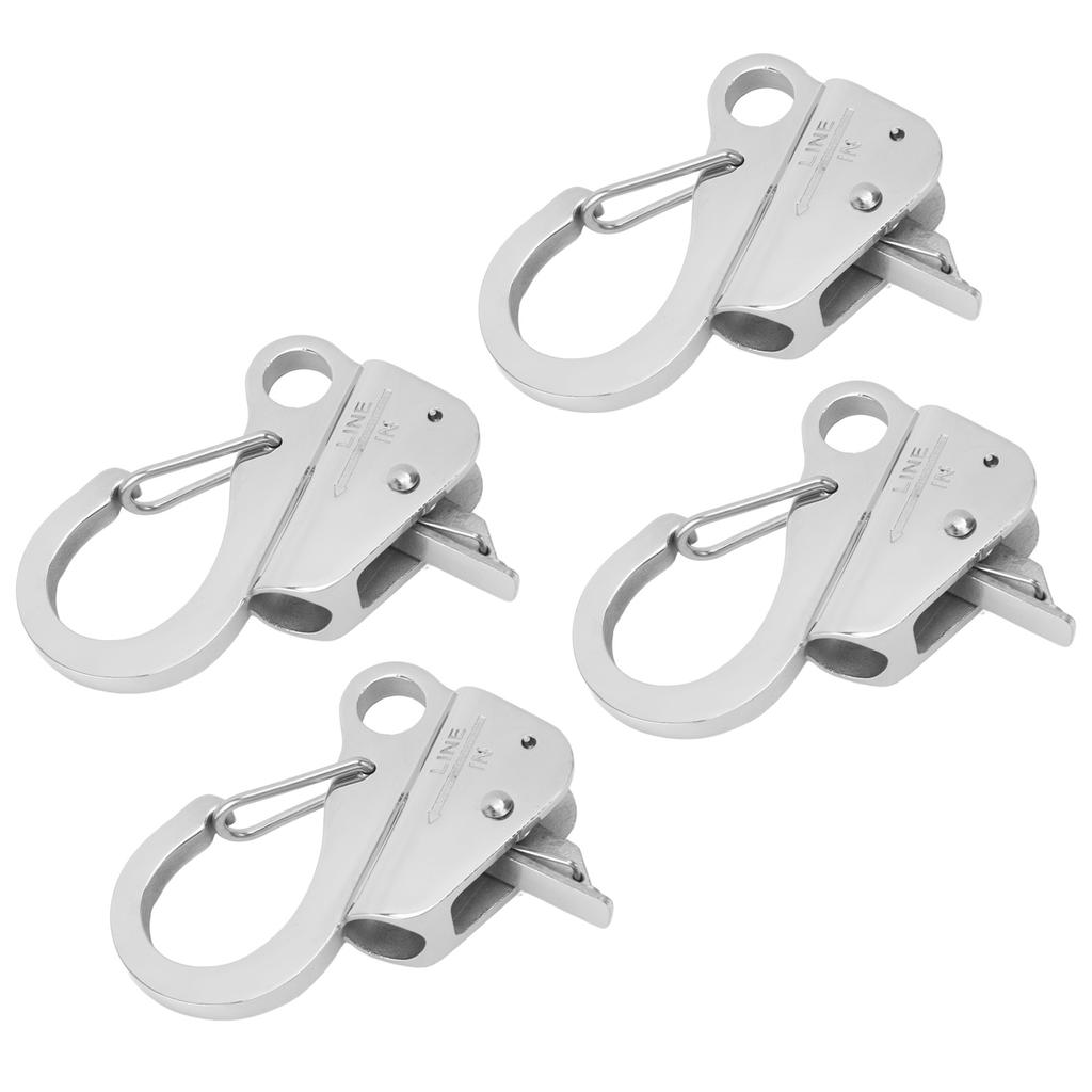 4 Pcs Boat Anchor Hook 38 To 58 Inch Opening 316 Stainless Steel Boat Anchor Quick Release Clip