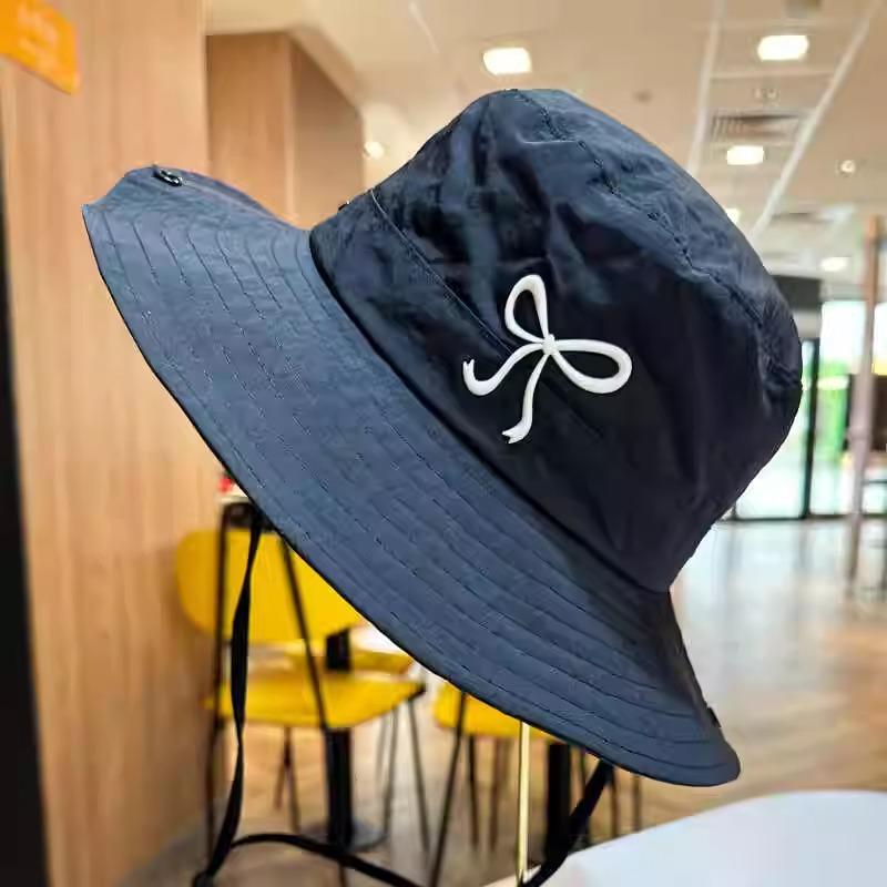 Versatile Style Hat Sweet Bow Womens Breathable Sunshade Hatscaps Fishermans