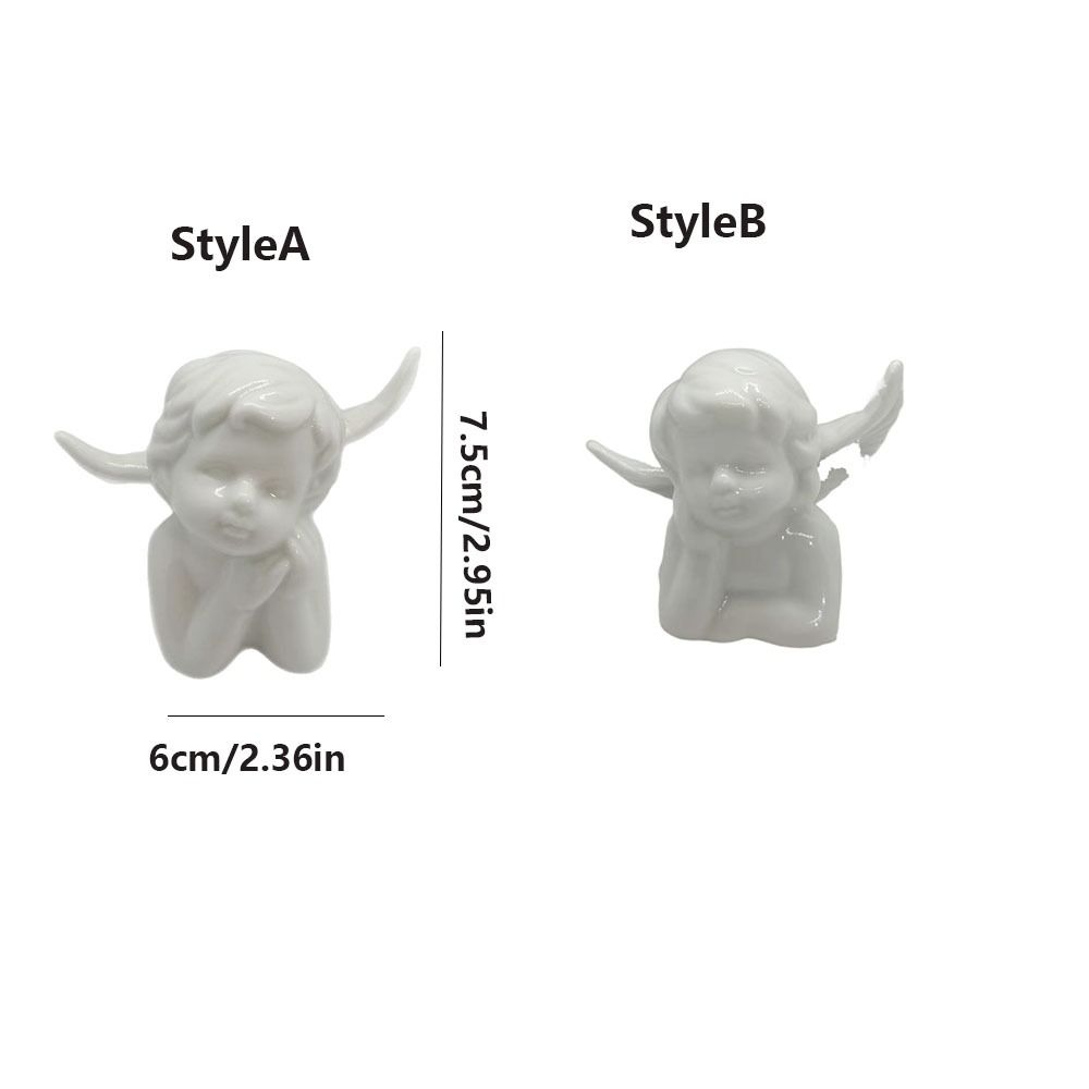 Fun Crafts Angel Statues Sculpture Modern Ceramic Angel Ornamen Living Room Desktop