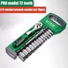 1/4 Socket Wrench Set Short Long Sleeve Spanner New Ratchet Wrench Kit  Wrench