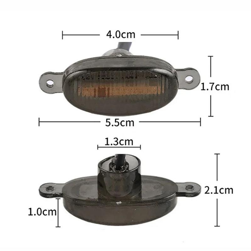 Car Front Grille LED Light Smoked Amber White Universal Grill Light Lighting Eagle Eye Lamp for Off Road Trunk SUV Ford Toyota