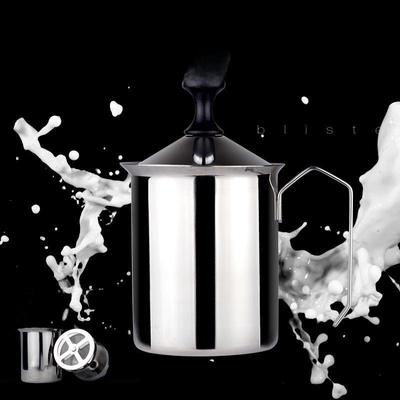 Manueller Milchaufschäumer aus Edelstahl für Latte-Tasse – perfektes Geschenk für Kaffeeliebhaber