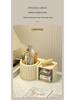 Rotating Light Luxury Skincare Organizer with Pen Holder