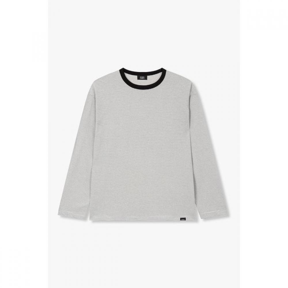 STudio Tomboy PinsTripe Long Sleeve T shirT 91m6122123 white/L