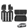 Smabee Right Drive for XPENG X9 2024 -2026 7 Seater Car Floor Mats Trunk Liner TPE All -Weather Interior Accessories Black