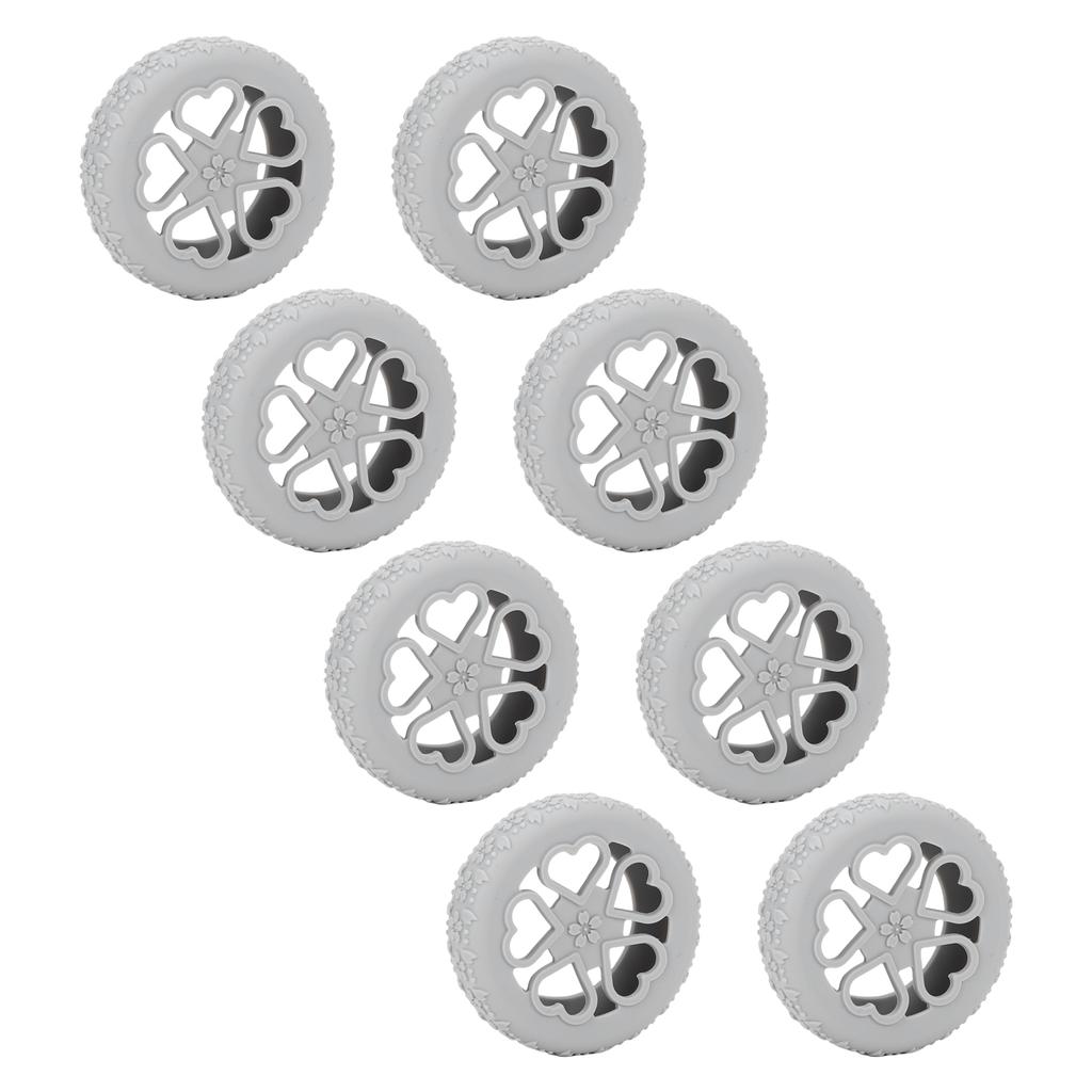 8pcs Luggage Wheel Covers Wr Proof Suitcase Wheel Covers Ors for 5-6cm Diameter