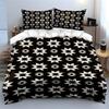 White stars and ovals. Bedding sets Duvet cover sets Duvet covers Pillowcases(1 * Duvet Cover 2 * Pillowcases without duvet insert)