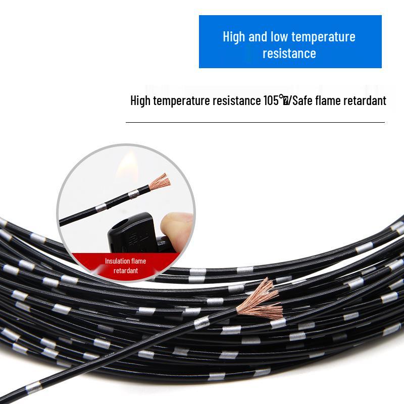 Pure Copper Auto Wire with Thin Insulation - Available In 0.3-2 Sq Mm Sizes