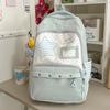 Schoolbag new middle and high school schoolbag for girls and primary school students high value ins niche design backpack large capacity backpack