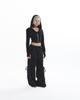 Felpa con cappuccio e zip Kaiya Tie Me Up