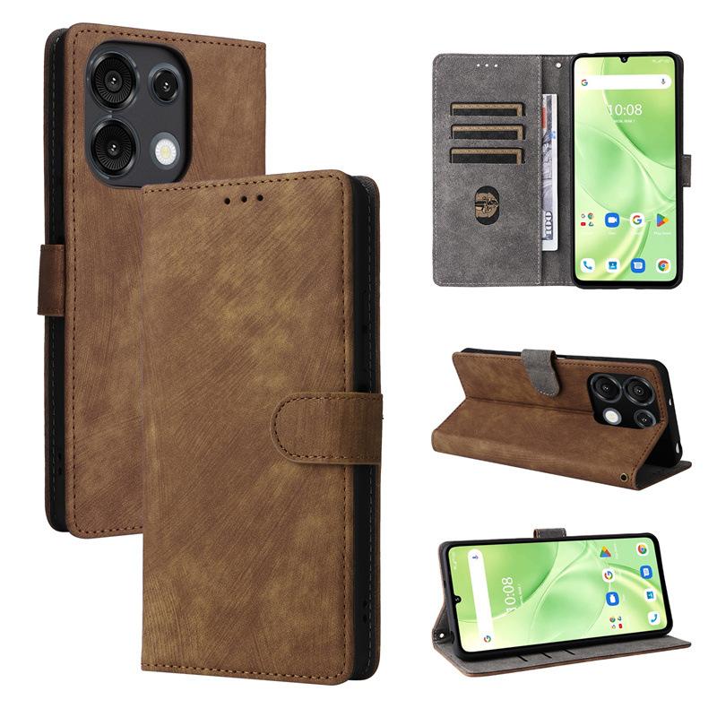 Husă tip carte pentru Umidigi G9/G9C/G9T/G9A/Note 90/Note 90C/Note 90A, din piele PU, protecție completă a corpului [Blocare RFID], husă portofel