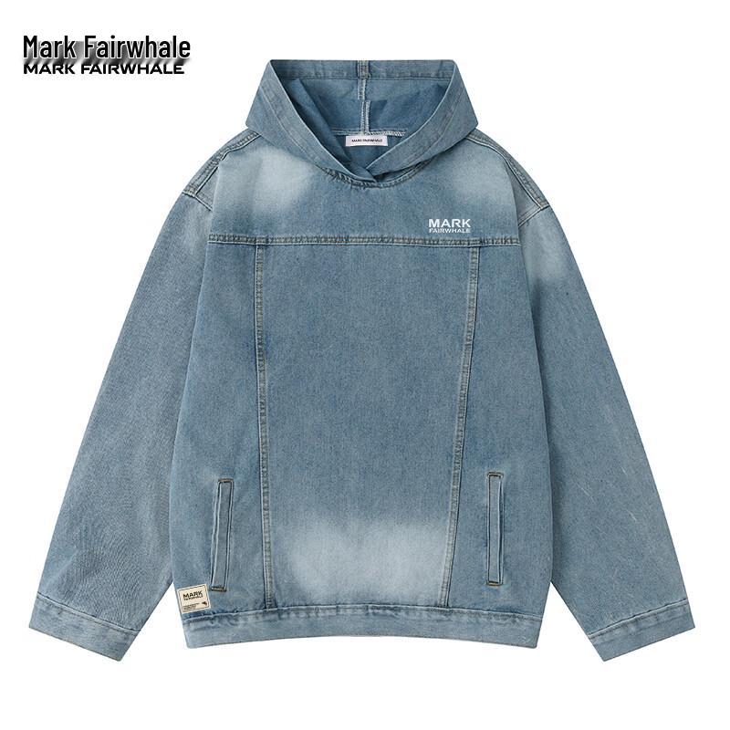 Mark Fairwhale Men s Loose Hooded Sweatshirt M