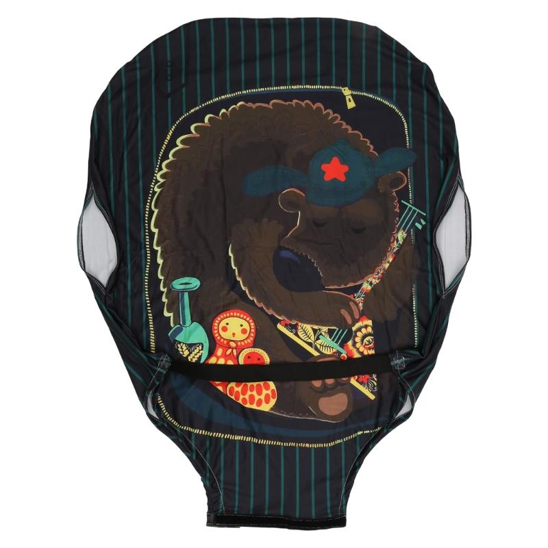 Travel Suitcase Protector Elastic Suitcase Protective Cover Luggage Cover Fit for 18-28 Inch Luggage Trolley Dust Cover