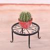 Plant Flower Stand Balcony Home Decoration Stand Retro Wrought Iron Potted Plant Standing Flower Pot Shelf Display Stand Garden LS