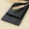 100-Pair Set of Black Alloy Chopsticks for Restaurant Dining Rooms and Hotels with Sterilizer
