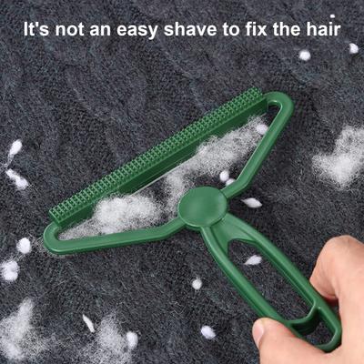 Double Sided Portable Lint Remover Clothes Fuzz Remover with Ergonomic Handle Compact Size Sweater Clean Tool Pet Fabric Shaver