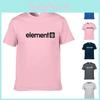 Premium Katoenmix Element Print T-shirts Voor Mannen En Vrouwen Met Korte Mouwen