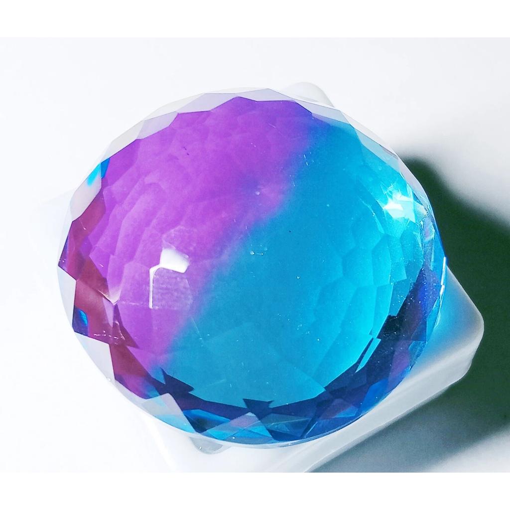 VVS Tourmaline Bi-Color Big Natural Round Cut 90-92 Ct Certified Loose Gemstone