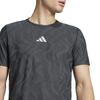 Adidas Ultimate Running Engineered Short Sleeve Black ClimaCool+ T-Shirt, KVL64, Men's, (JC7338)
