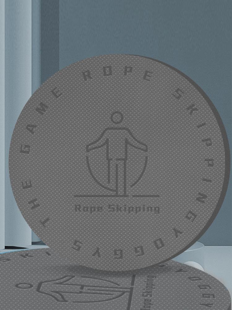 Indoor Skipping Rope Mat Yoga Cushion 60cm Round Rope Skipping Pad Anti-noise Jump Rope Mat Workout Fitness Equipment