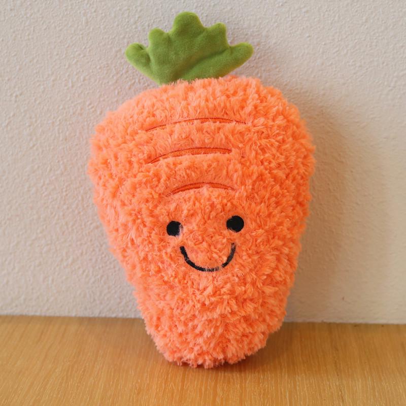 Fruit & Vegetable Plush Toy Set: Watermelon, Pineapple, Banana, Peach, Strawberry, Mango Cloth Dolls