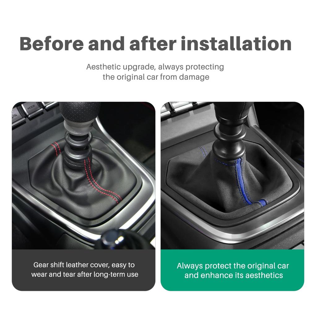 KUNGKIC MT Toyota GR86 ZN8 Subaru BRZ ZD8 2021-2024 Mieszki zmiany biegów Styl Alcantara Zamsz