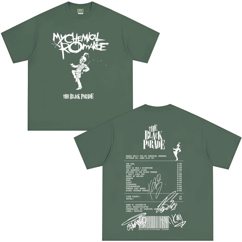 

The Black Parade 2026 Tour Tshirts Rock Band My Chemical RoUnisexce Tshirt Unisexs Women Clothing Cotton Casual T Shirt Streetwear 4XL
