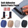 1M-5M Self-Adhesive Trousers Hemming Paste Iron On Pants Edge Shorten Repair Paste Hem Tape Washable Easy Use DIY Sewing Fabric