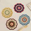 Bohemia Mandala Table Mat With 3d Textured Rubber Heat Resistant Non Slip For Dining Decor