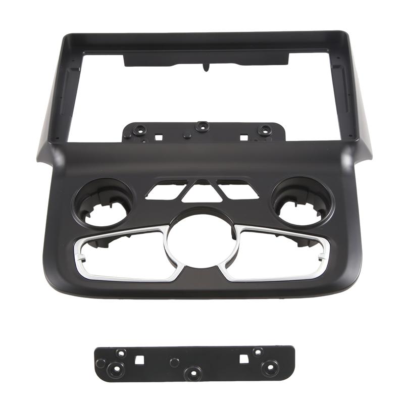Car Radio Fascia Frame For Dodge Ram 1500 5500 2012-2019 Spare Parts Accessories 9 Inch 2DIN Stereo Panel-A99D
