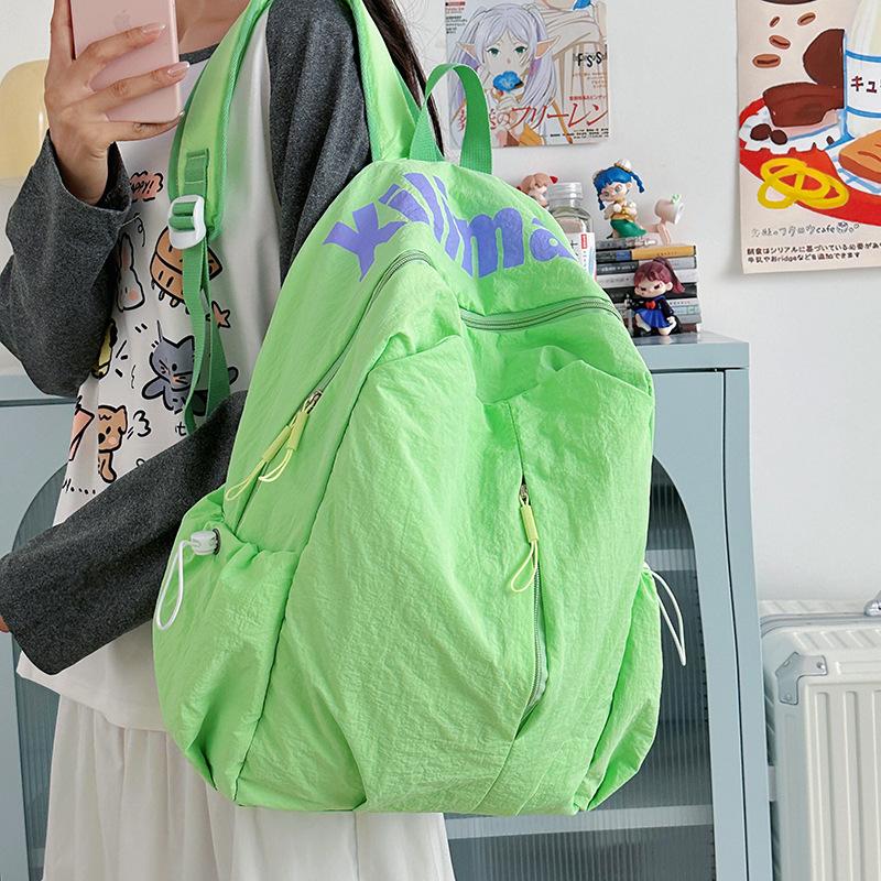 School bag ins light water repellent high school student men's and women's large capacity sports outdoor backpack travel leisure backpack