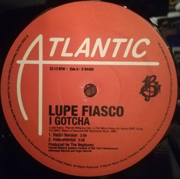 

12inch Record LUPE FIASCO - I Gotcha 094408 Atlantic 2006 US Rap & Hip-Hop/R&B Used