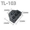 1Pcs Copper Conductor Railway Train Port Sharing Box  for Railway Miniature Lighting