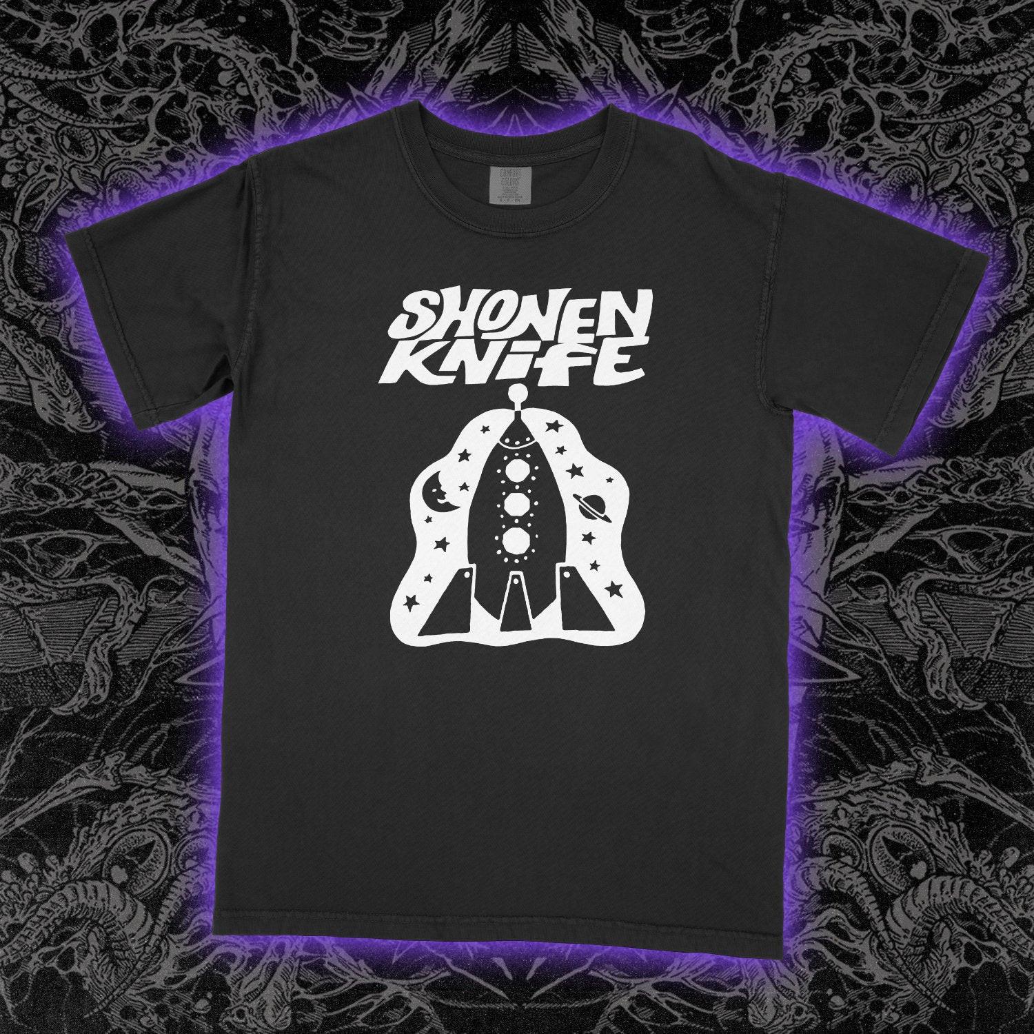 Shonen Knife T-Shirt Mens Womens Tees Top Japanese Pop Punk Indie Rock Garage Band Tee S-5XL S